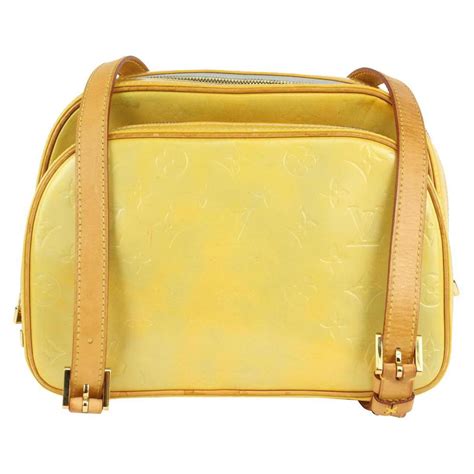 LOUIS VUITTON Vernis Murray backpack Yellow 